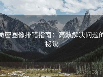 微密圈像排错指南：高效解决问题的秘诀