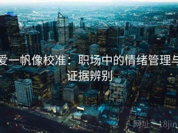 爱一帆像校准：职场中的情绪管理与证据辨别
