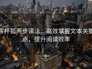 茶杯狐两步读法：高效掌握文本关键点，提升阅读效率